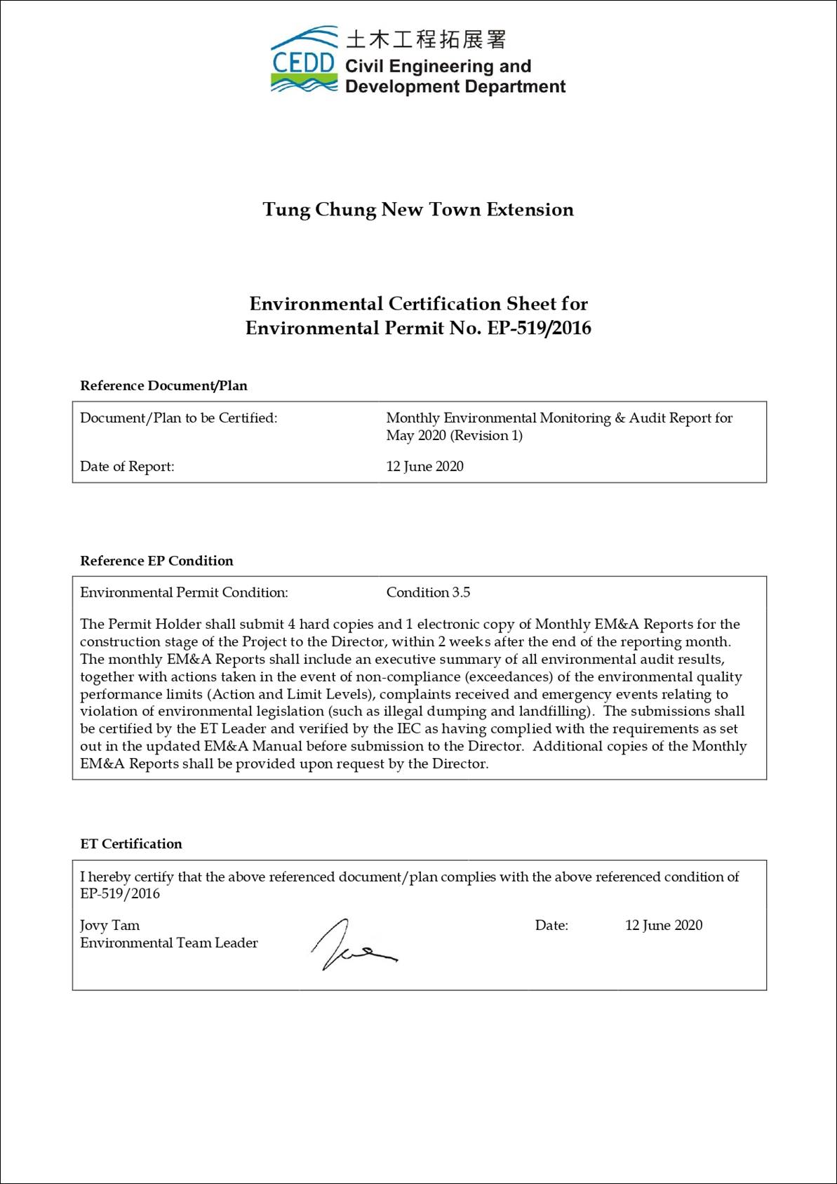 0445700_Monthly EM&A May 20_v1-1-3_page-0003